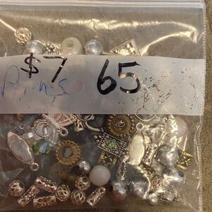 Silver and Gold Charm Bead Set